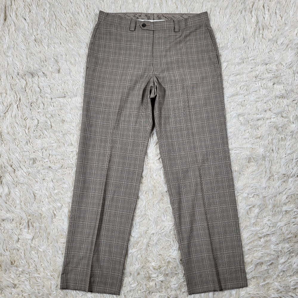 Lauren Ralph Lauren Mens Classic Fit Plaid Dress Pants 33W x 30L